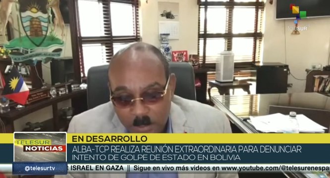 Primer ministro de Antigua y Barbuda condena firmemente el intento de golpe de estado en Bolivia