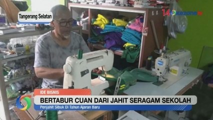 Tahun Ajaran Baru, Usaha Konveksi Seragam Sekolah di Tangerang Selatan Bertabur Cuan