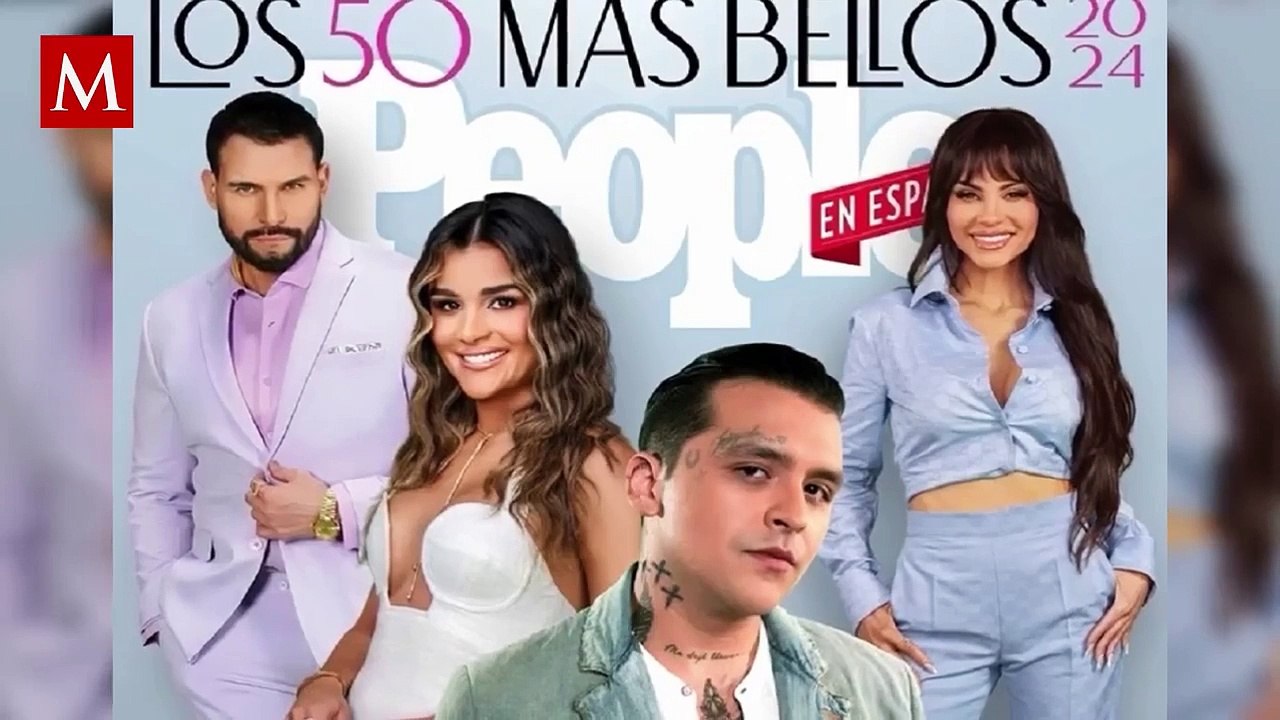 Christian Nodal es nombrado entre los 50 más bellos y redes explotan