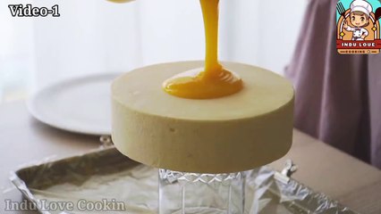 Mango Passion Fruit Mousse Cake good health_Yammy.#indulovecooking