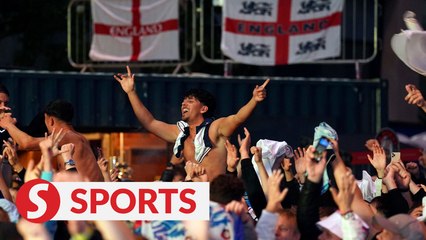 Celebrations and some small scuffles as England beat Netherlands to reach final