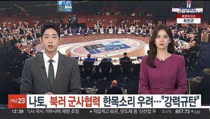 下载视频: 나토, 북러 군사협력 한목소리 우려…