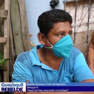 Teófilo Chávez morador de Flor de Bastión manifiesta