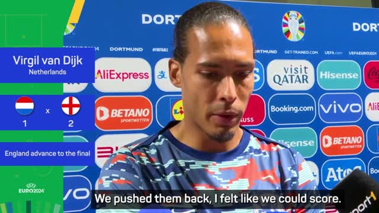 'Our dreams come to an end' - Van Dijk reacts to semi-final loss