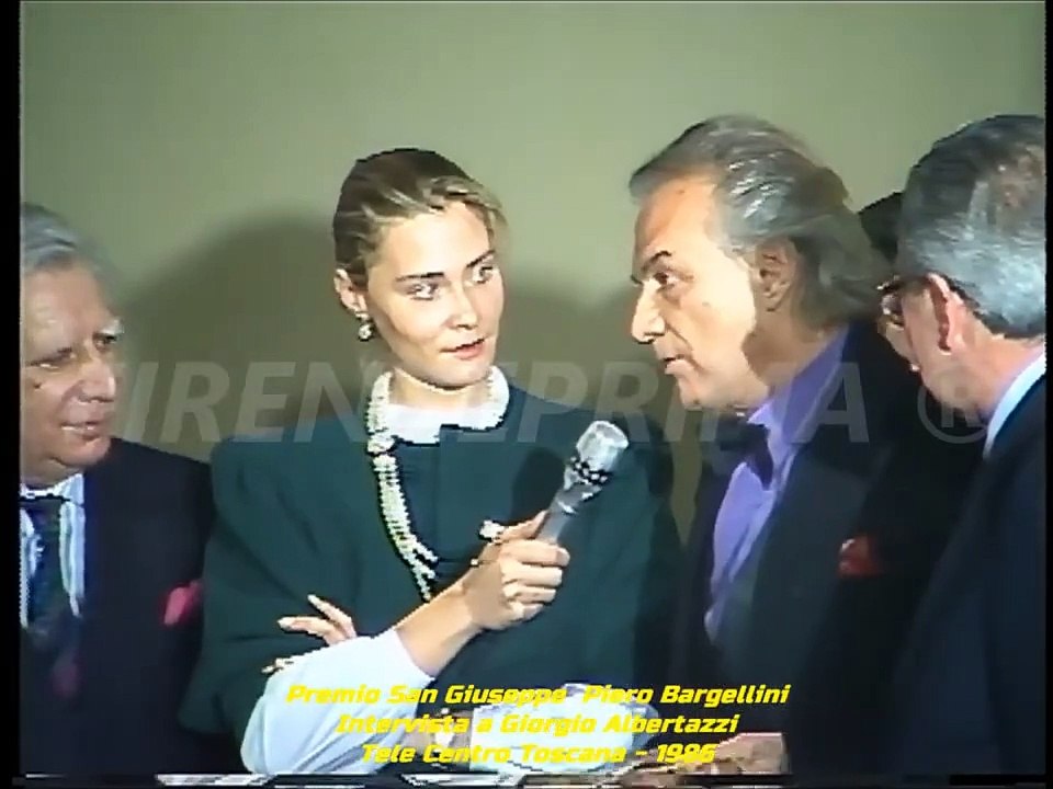 20° Premio San Giuseppe Piero Bargellini. Premiazione ed intervista Giorgio Albertazzi  - TCT  '86