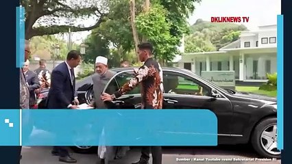 Presiden Jokowi Sambut Kunjungan Grand Syekh Al Azhar, Istana Merdeka