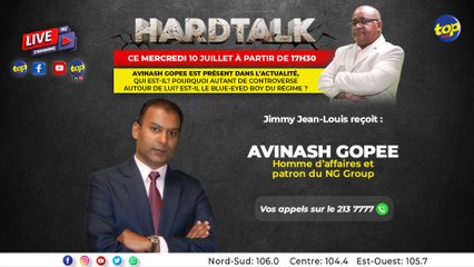 Hardtalk :Jimmy Jean-Louis & Avinash Gopee