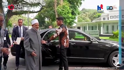 Presiden Jokowi Sambut Kunjungan Grand Syekh Al Azhar