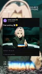 They are smiling. Naruto and sasuke edit