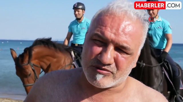 Atlı jandarmalar, plajların güvenliğini sağlayacak