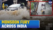 Monsoon Mayhem In India: Heavy Rain Lashes Mumbai, Delhi, UP, Assam | Flood-like Situation