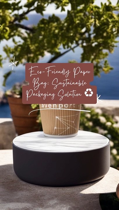 Eco-Friendly Paper Bag Sustainable Packaging Solution ♻️