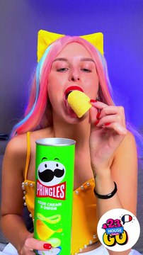 Elle a lavé des chips dans une mini machine à laver ???