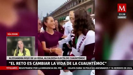 Alessandra Rojo de la Vega habla sobre la decisión del Tribunal Electoral de la Ciudad de México