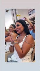 تاثر زوجة وائل جسار لحظة تخرج ابنتهما