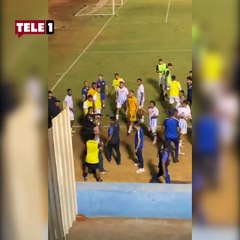 Dünya Brezilya'daki skandalı konuşuyor! Polis futbolcuyu vurdu