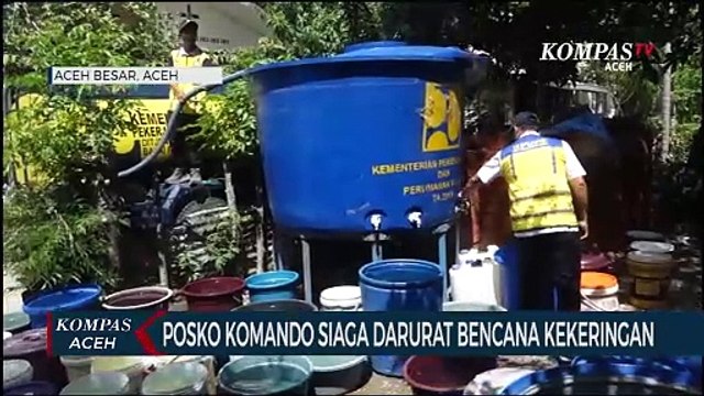 BPBD Aceh Besar Dirikan Posko Komando Siaga Darurat Bencana Kekeringan