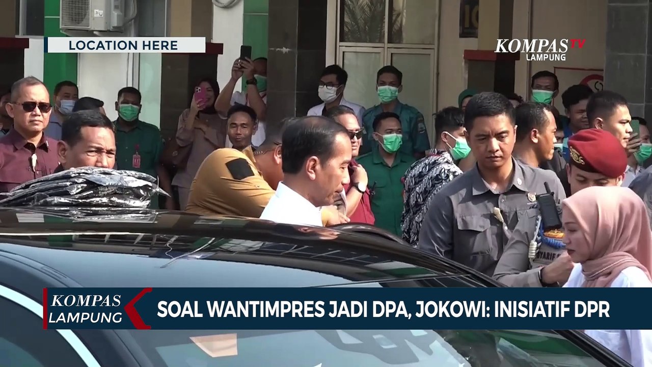 Soal Wantimpres Jadi DPA, Jokowi : Inisiatif DPR, Tanyakan DPR