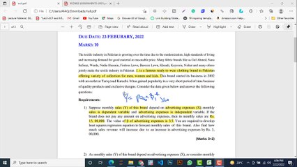 ECO602 Assignment No  Solution Autumn 2021-22-02-2022