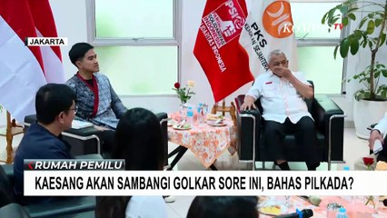 Kaesang Sambangi Golkar Sore Ini, Airlangga Enggan Beri Tahu Persoalan yang Akan Dibahas