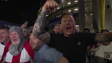 Angleterre - Les supporters des Three Lions aux anges !