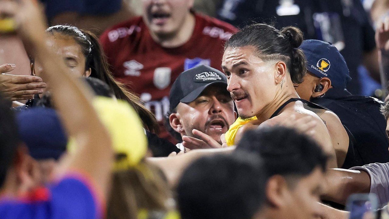 Copa America : Nunez se bat en tribunes après la défaite de l'Uruguay