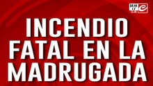 Incendio fatal en Monserrat: hay una mujer muerta