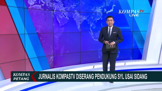 Detik-Detik Jurnalis KompasTV Diserang Pendukung SYL Usai Sidang Vonis
