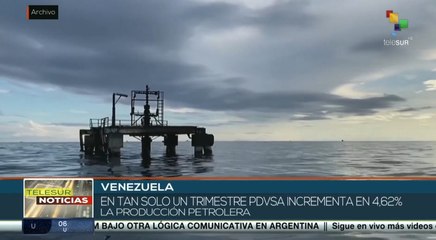 Producción petrolera de Venezuela creció en 4,62% de abril a junio