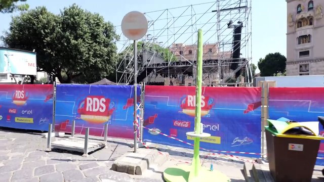 PIAZZA DUOMO SI PREPARA PER RDS SUMMER FESTIVAL