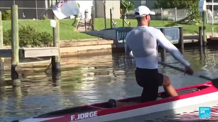 Cuban Olympic champ trains to compete in Parisas a refugee