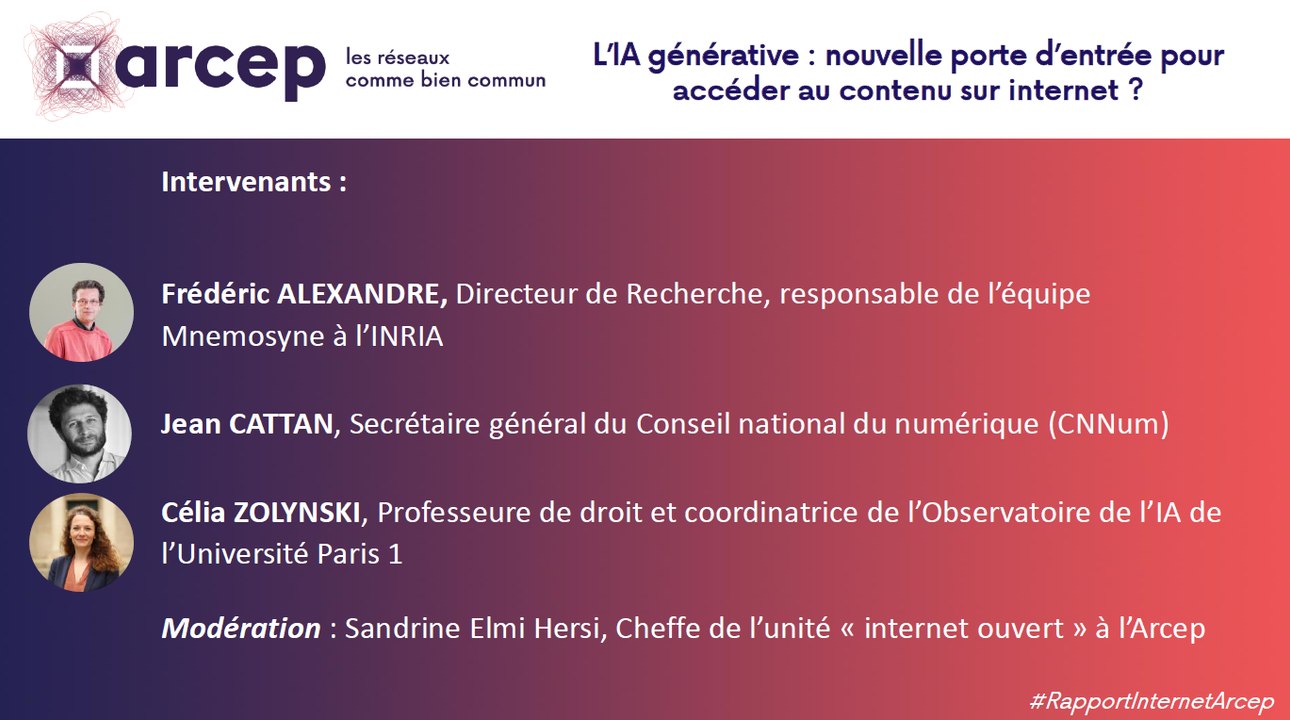 Conférence : l'état d'internet en France - édition 2024 : la table ronde (4 juillet 2024)