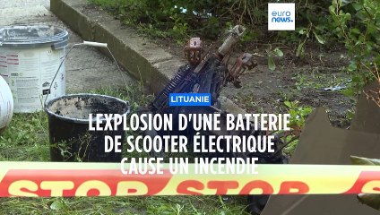 Lituanie : incendie après l'explosion d'une batterie de scooter électrique