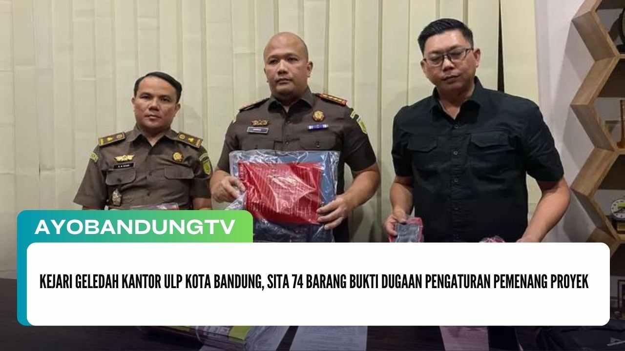 Kejari Geledah Kantor ULP Kota Bandung, Sita 74 Barang Bukti Dugaan Pengaturan Pemenang Proyek