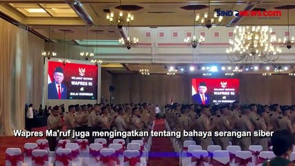 Wapres Ma'ruf Amin Ingatkan Bahaya Judi Online hingga Serangan Siber