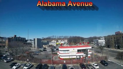 Jamaica Centre Parsons Archer to Broad Street R179 J Train ride Side window view