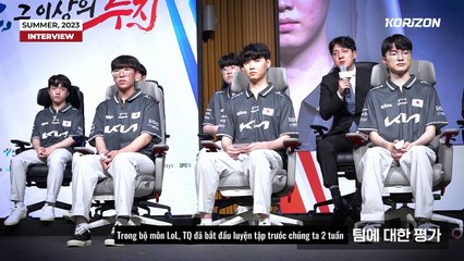[VIETSUB] T1 cut - Họp báo Asiad