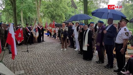 Uroczystości na Starym Cmentarzu w Słupsku