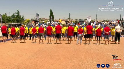 CHAMPIONNAT DE FRANCE TRIPLETTE VETERANS - CASTELNAUDARY 2024 Protocole