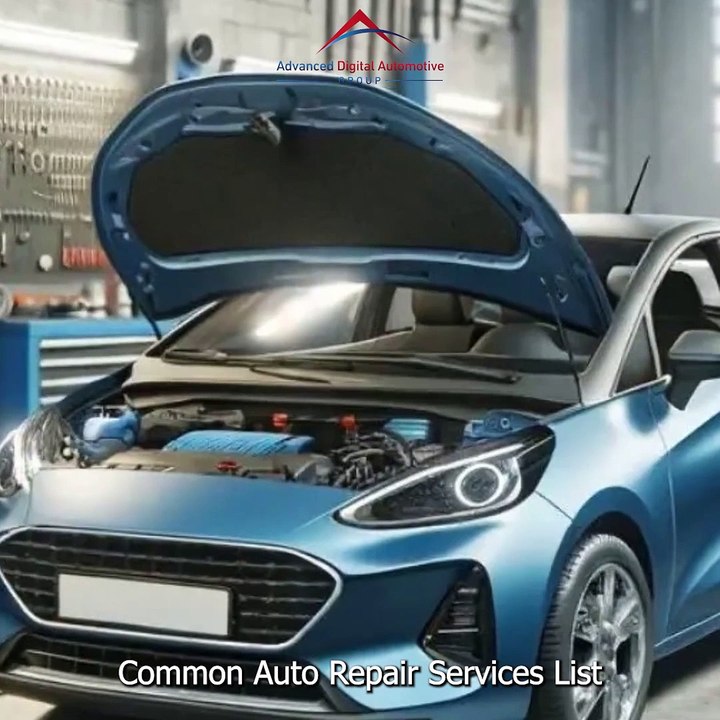 Common Auto Repair Service List