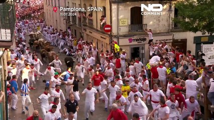 NO COMMENT: Así ha sido el encierro más rápido de Sanfermines 2024