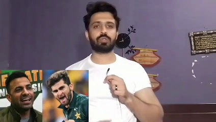 Shaheen Shah Afridi misbehaving with