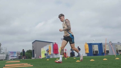 La selección de Argentina entrenó después del pase a la final de la Copa América 2024