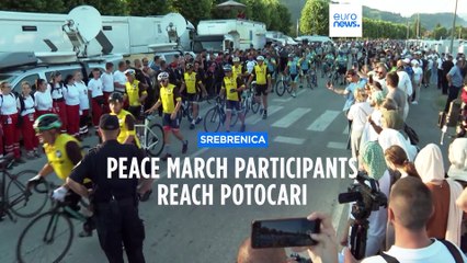 Thousands of Bosnians commemorate Srebrenica victims with peace march