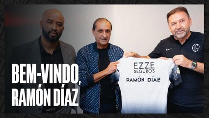 Ramón Díaz fue presentado como nuevo DT de Corinthians: "¡Bem-vindo!"