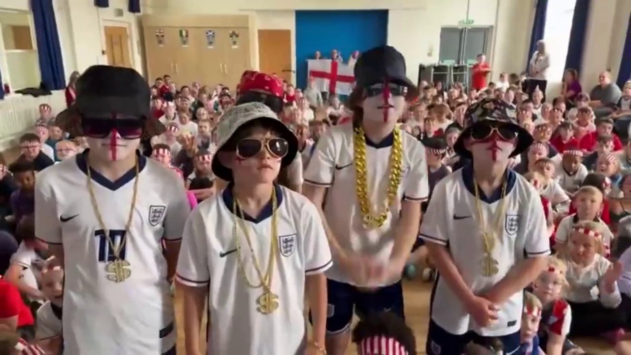 School hosts party to cheer on ENGLAND at the Euros