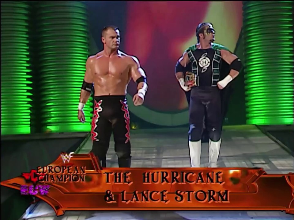 The Hurricane and Lance Storm Entrance Unforgiven 2001