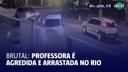 Professora é agredida e arrastada por carro no Rio de Janeiro
