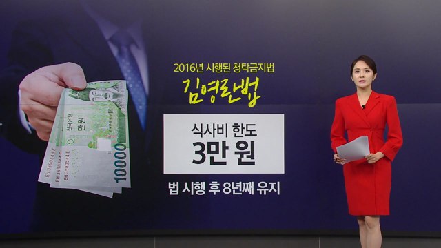 식사 한도 3만 원 → 5만 원... '김영란법' 식비 상향하나? [앵커리포트] / YTN