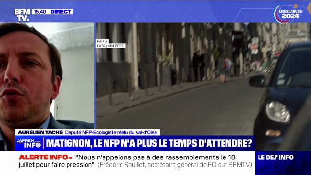 Aurélien Taché, député NFP-LFI réélu du Val d'Oise: Le courrier d'Emmanuel Macron est un véritable scandale